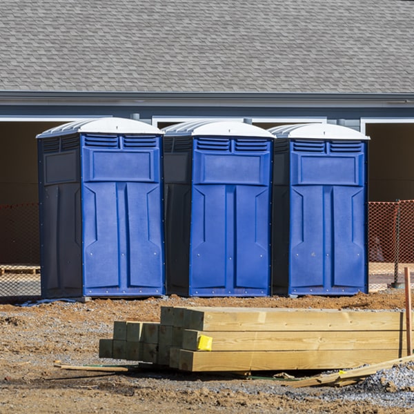 what is the cost difference between standard and deluxe portable toilet rentals in Shawnee Hills OH